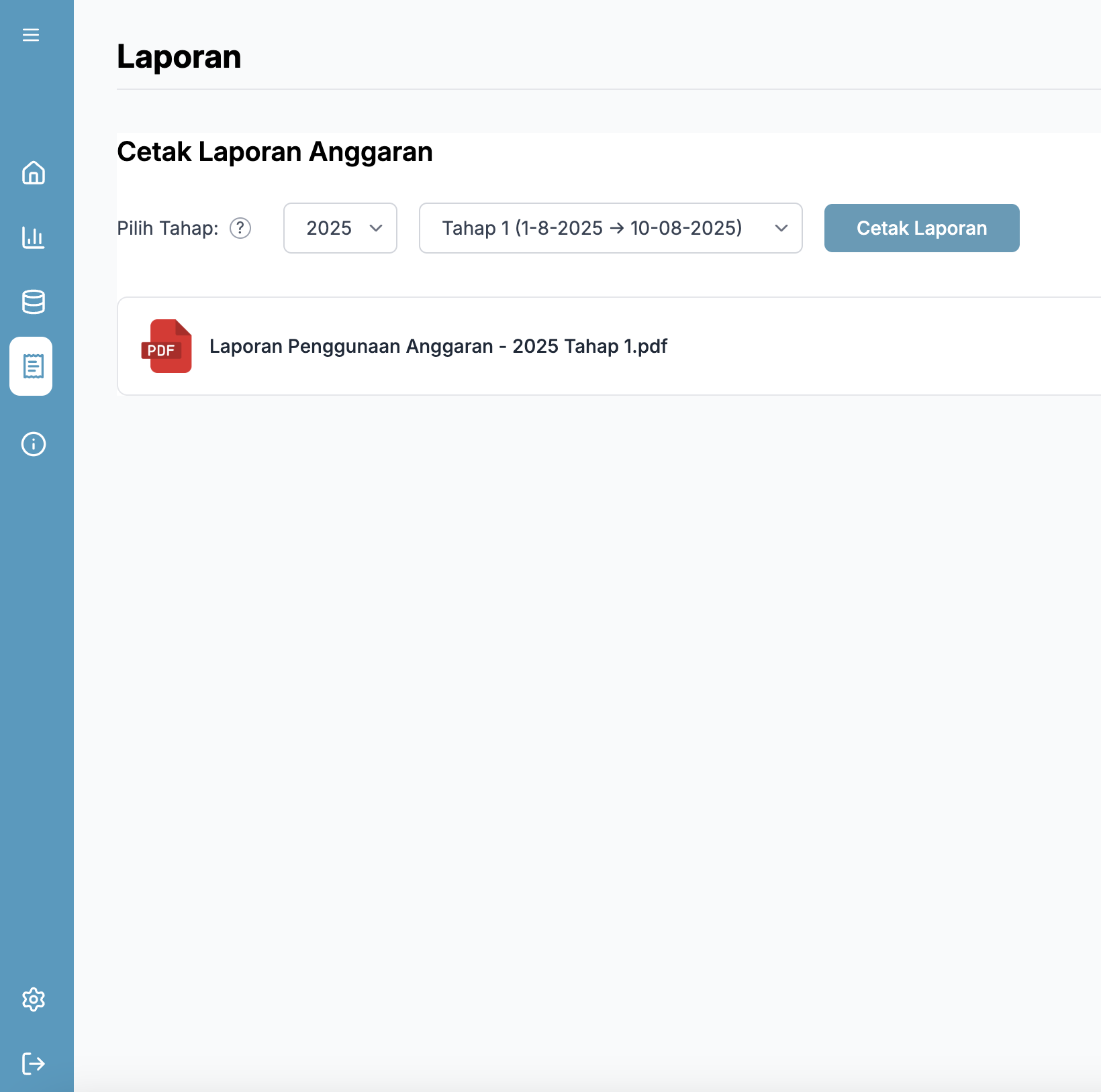 Pelaporan Anggaran Tanpa Ribet